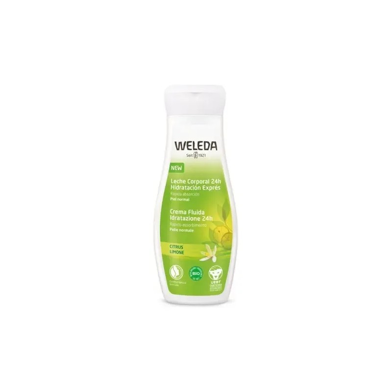 Weleda Leche Corporal Citrus Crema Fluida 200ml