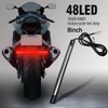 OFKPO Motorcycle End Piece LED Rear Light Strip, Signal Light