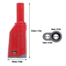10 Sets Banana Plug Connectors P3005 Banana Plugs Stackable Connectors Welding/Assembled Screw Fixing, 4mm Banana Connector Adapter Multimeter Test Leads Probes