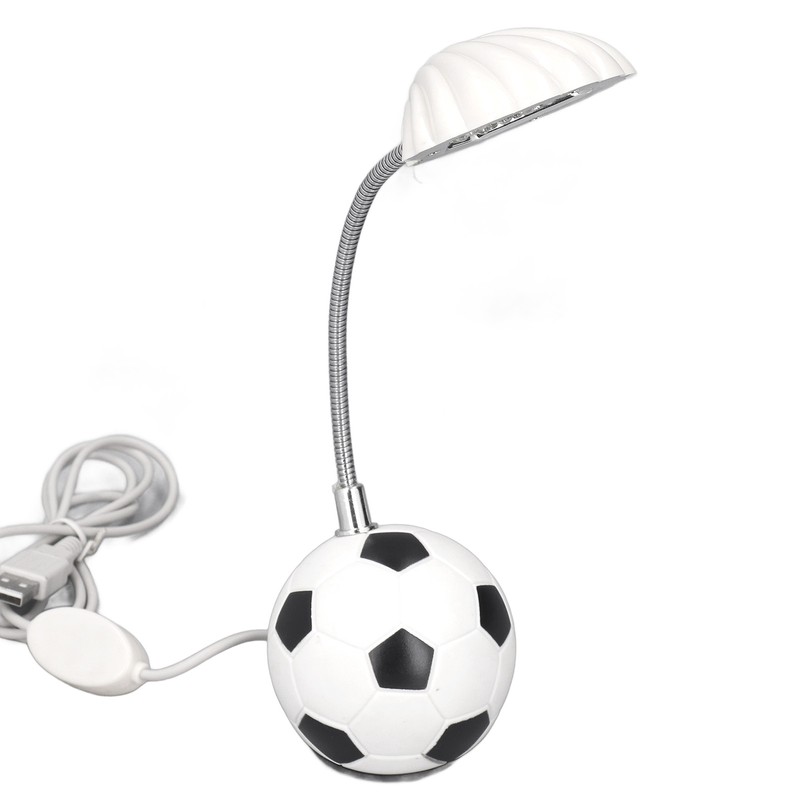 Miniature LED Table Lamp Soccer Desk Lamp Soccer Base Seashell