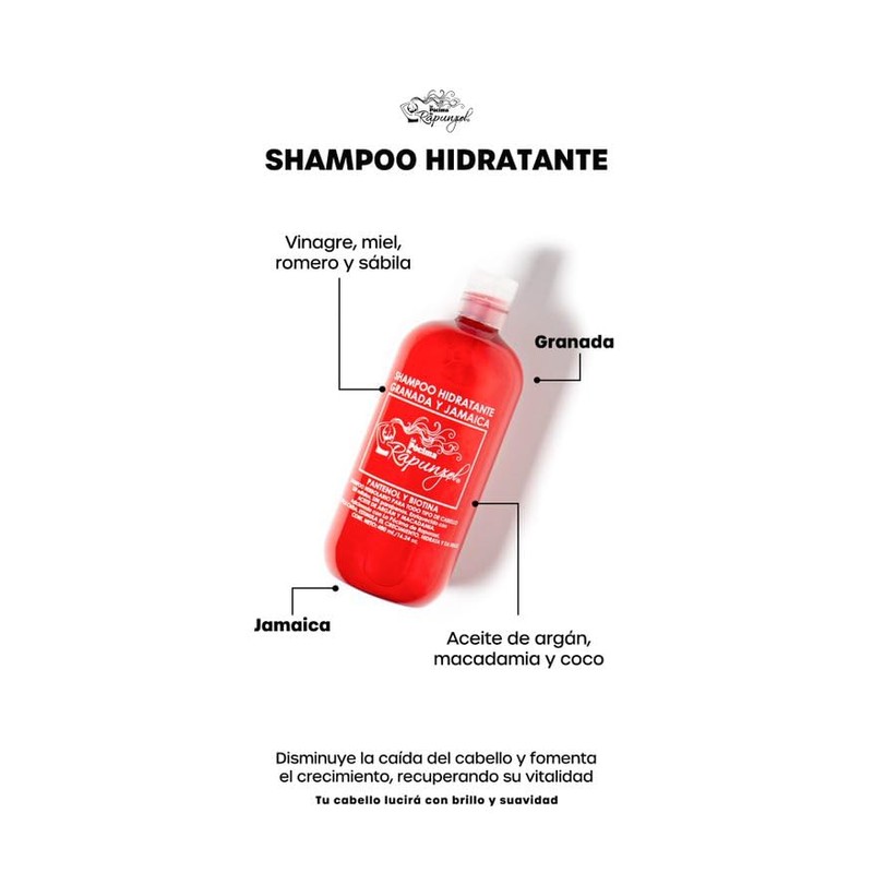 Pócima de Rapunzel KIT SHAMPOO (HIDRATACIÓN CAPILAR)