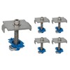 Adamax SPMC158-5PK Solar Panel Mid Clamps for 1-5/8 in. Steel