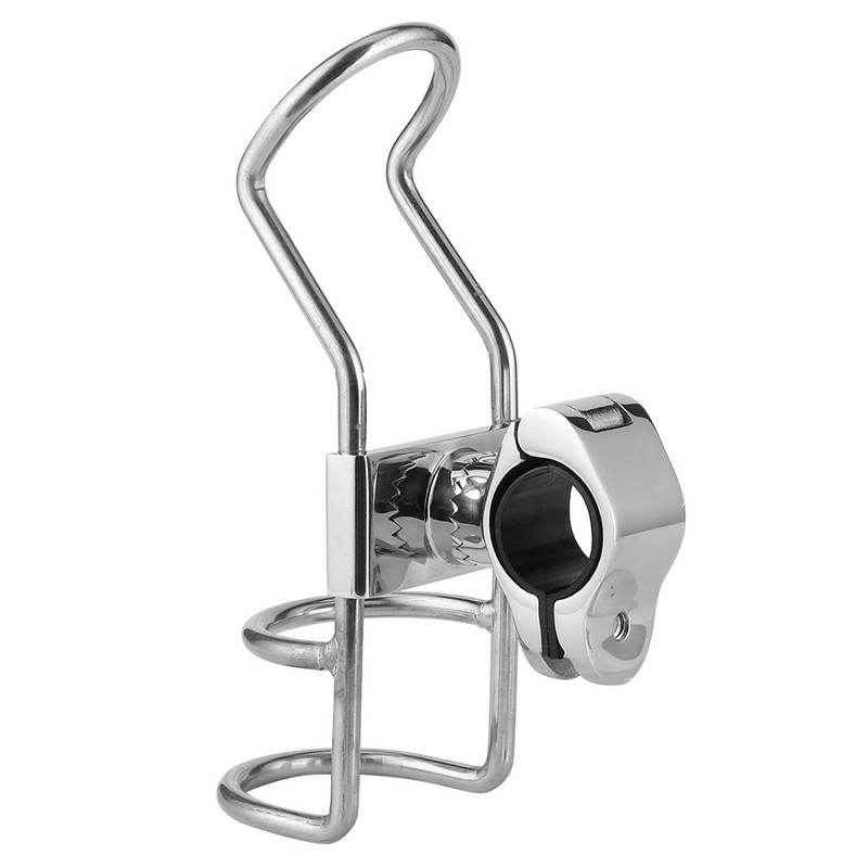 Fishing Rod Rack Stainless Steel Rail Mount Pole Bracket Support