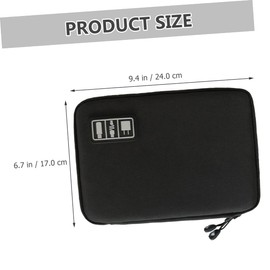 CAXUSD Electronics Organizer Storage Bag Portable Cable and Earphone Case Travel Accessories for Women Lightweight and Compact for Power Adapters Chargers and Cords