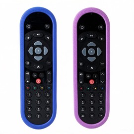 [ 2 Pack] Remote Cover Case for Sky Q+ Controller Shockproof Protective Compatible Touch and Non-Touch Skin-Friendly with Hand Loop