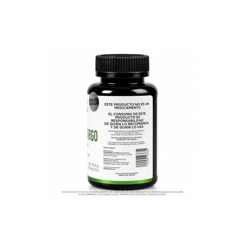 PACALLI Melón Amargo 30 Cápsulas de 550mg - Momordica charantia