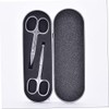 2pcs Professional Eyebrow Shaping Tool Set Nose Hair Scissors Trimmer