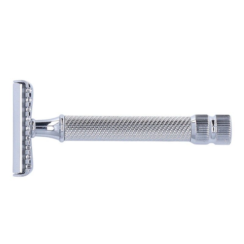 Double Edge Safety Trimmer Washable Zinc Alloy Manual Clipper Handle