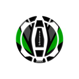 3D Resin Fuel Cap Protector Compatible with Kawasaki Versys 650 2024 GP-2013 (Candy Lime Green)