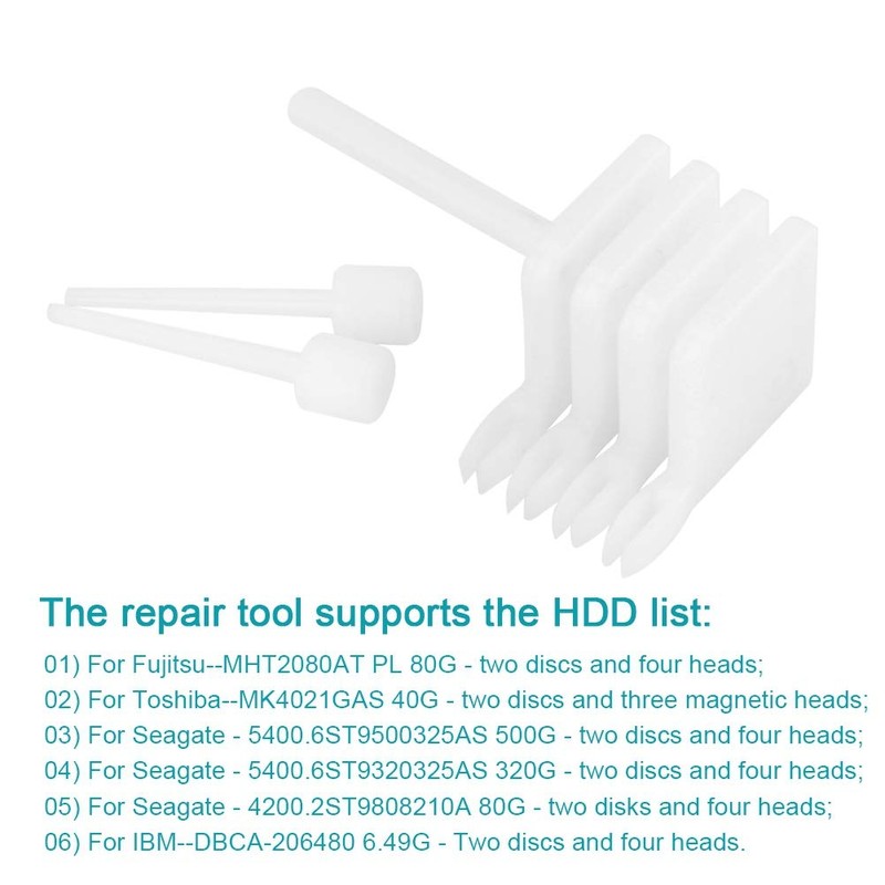 Bewinner HDD Head Comb Tool Kit, Hard Disk Head Tool,