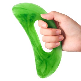 Scienlodic Body Gua Sha Massage Tool with Handle, Larger Guasha Tool for Back Neck Face Leg Massage, Lymphatic Drainage, Cellulite Remove