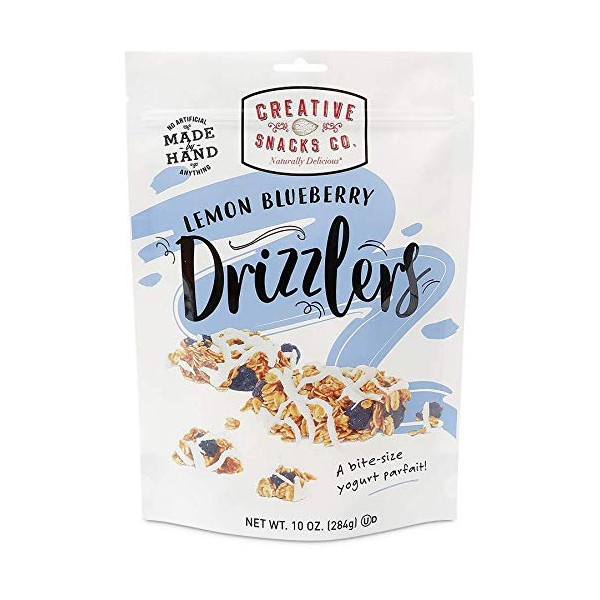 Creative Snacks Granola Lemon Blueberry Drizzlers 10 Oz (Pack of 1)