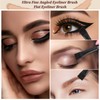 3Pcs Angled Eyeliner Brush Set Eye Liner Brush Angled &