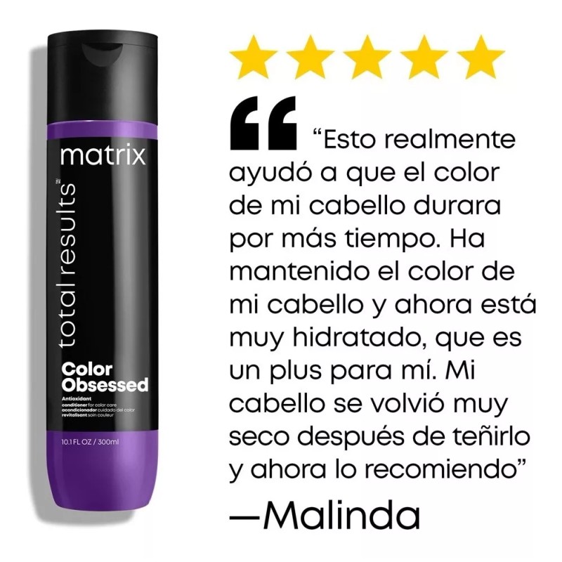 Matrix Acondicionador Matrix Cuidado Color Obssesed 300 Ml