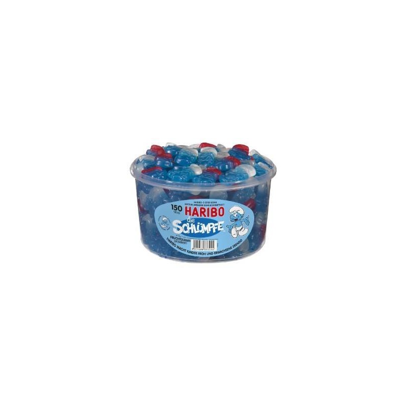 Haribo Die Schluempfe (Smurf Gummi Candy) Tub (150 pcs)