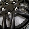 TuningPros WSC3-515B15 4pcs Set Snap-On Type (Pop-On) 15-Inches Matte Black