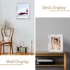 White 8x10 Picture Frames Set of 2 Display Pictures 6x8