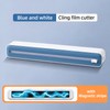 Magnetic Plastic Wrap Dispenser with Cutter for Kitchen Use –