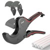 PVC Pipe Cutter 2-1/2", Heavy-Duty Aluminum Ratchet Pipe Cutter Tool