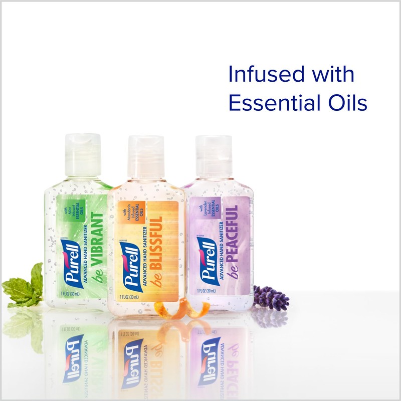 PURELL Advanced Hand Sanitizer Gel Infused with Essential Oils, Scented