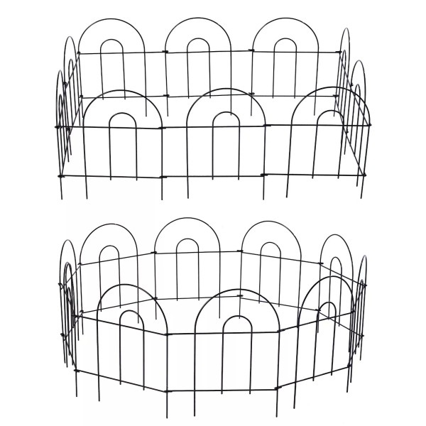 Refresh Modern Goods Premium Rustproof Metal Wire Garden Fence Landscape
