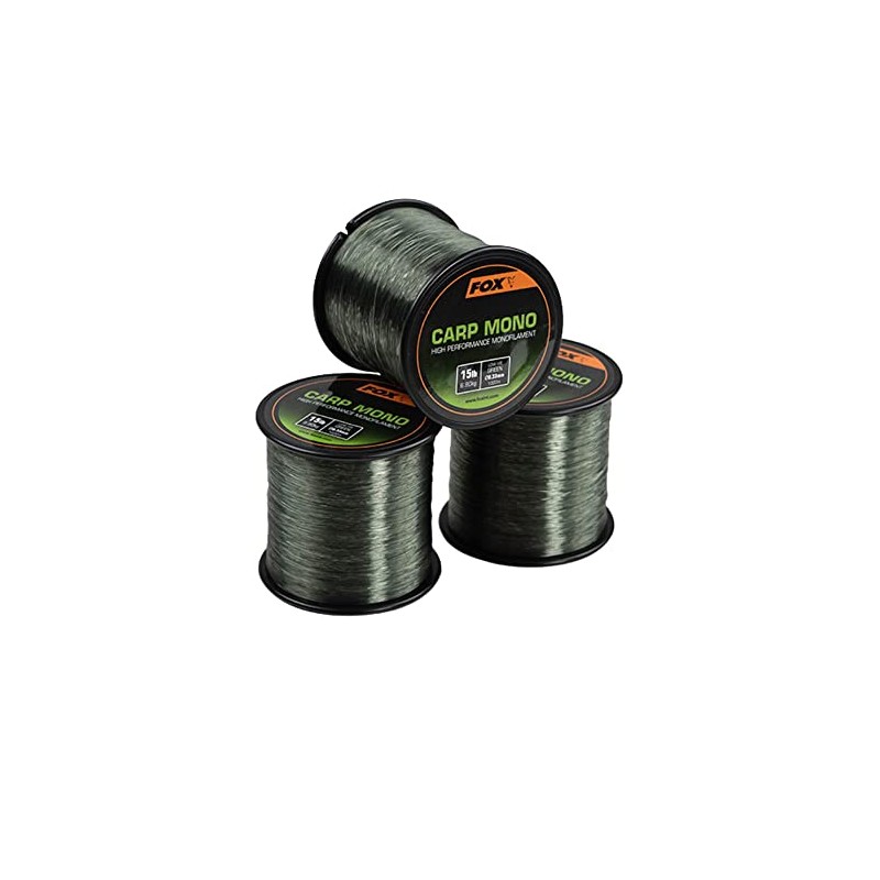 Fox Carp Mono Low Vis Green 1000m (12lb)