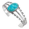 Turquoise Bracelet Sterling Silver 925 Genuine Turquoise (Turquoise)