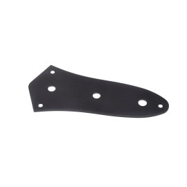 AxLabs Hardware KD By AxLabs Steel J-Bass Style Control Plate, 3-Hole Mount - Satin Black