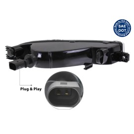 KAP Replacement for Turn Signal Lamp 2012-2019 Beetle Coupe Convertible Driver Left Side with Bulb 5C5 953041A 5C5953041C 5C5953041D VW2530112