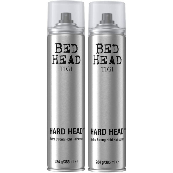 TIGI Bed Hard Head Extra Strong Hold Hair Spray, 10.6 Ounce (Pack of 2)