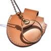10X Magnifiers Antique Brass Chain Necklace with 40mm Diameter Glass