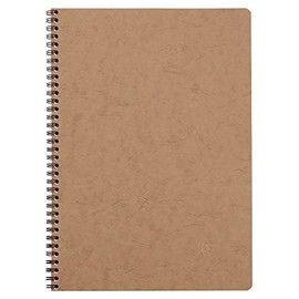 Clairefontaine 781422C Spiral Book DIN A4 21 x 29.7 cm Age Bag Squared 50 Sheets 1 Piece Brown