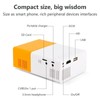 VBESTLIFE Projector, Supported Video Projector, Portable Home Cinema Film Projector