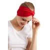 Women's Stretchy Knotted Twist Soft Cotton Headbands, Solid Colour, Non-Slip