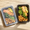 [10 Pack] 1 Compartment BPA Free Reusable Meal Prep Containers