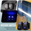 Xislet LED Light Bar & Rear Light Rocker Switches 5Pin