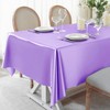 4 Packs Satin Rectangle Tablecloth 58 x 102 Inch, Stain