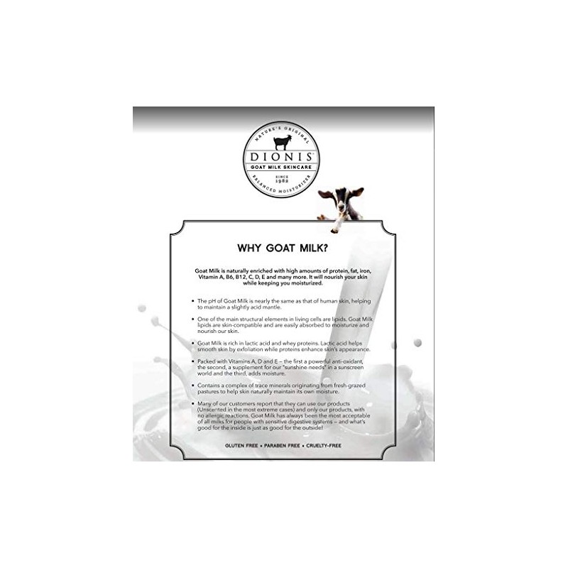 Dionis Goat Milk Skincare - Mano de leche de cabra