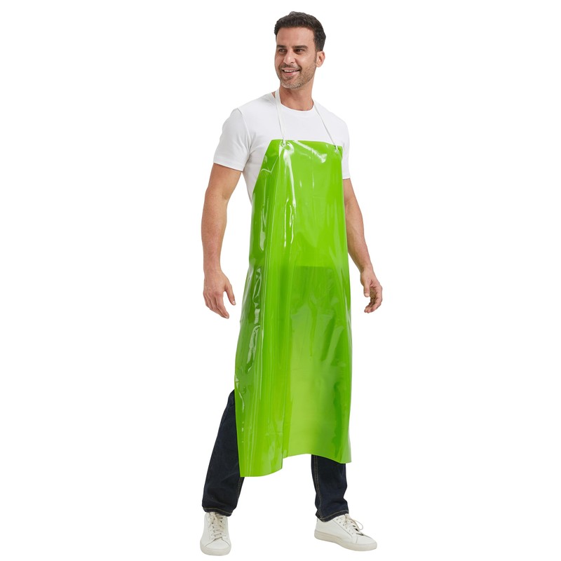Nanxson Unisex Bib Apron TPU Waterproof Odourless Lightweight Work Apron