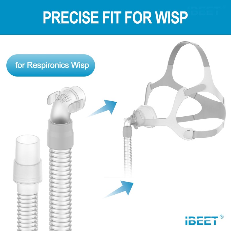 Replacement Tube Assembly for Wisp Nasal Mask, IBEET Short Tube