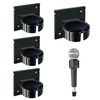 4 PCS Microphone Clips Universal Microphone Holders Microphone Bracket Clips