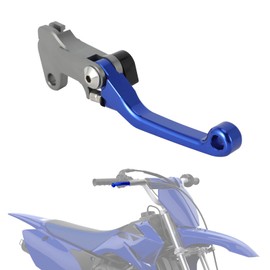 IUVWISN Dirt Bike Brake Lever Foldable CNC for TTR 110 TTR110 2015-2025 Blue