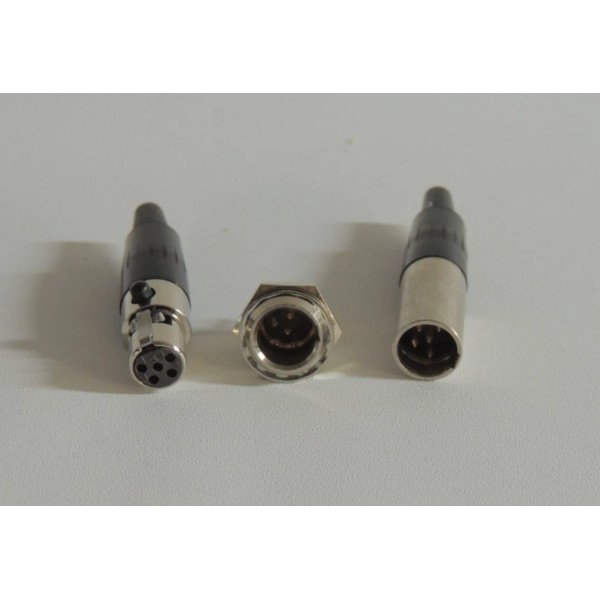 Calrad 3 pcs 5 pin Mini XLR one each In-line