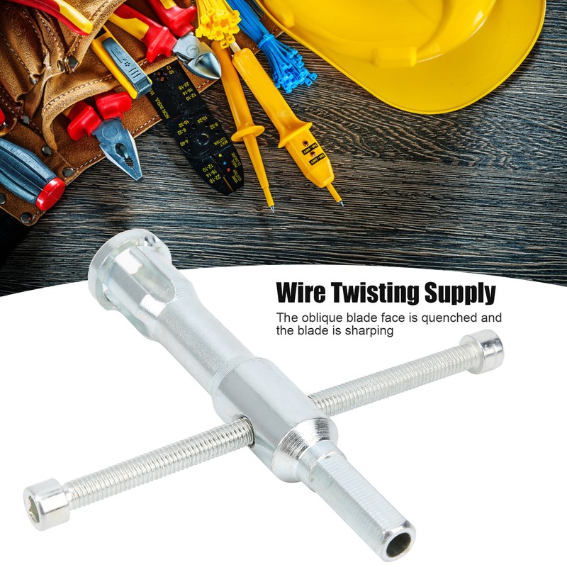 4 Set Twist Wire Tool Electrical Twisting Stripper 5Wire DualPurpose