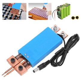 xianshi Battery Spot Welding Pen, Handheld Spot Welder Pen Blue Brass for Industrial Spot Welding