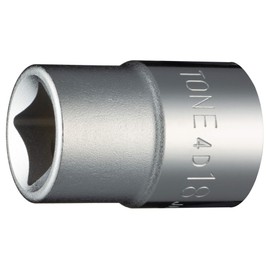 Tone Socket (12 Angles) 4D-18 Insertion Angle 0.5 inch (12.7 mm) (1/2 inch), Double Side Width 0.7 inch (18 mm)