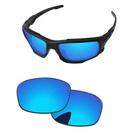PapaViva Replacement Lenses for Oakley Si Ballistic Shocktube OO9329 Sunglass Ice Blue Polarized
