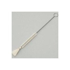 TRUSCO(トラスコ) 理化学ブラシ 注射器用 山羊毛 スチール柄1cc用 TBSS1J