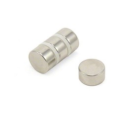 N42 Neodymium Magnet for Arts, Crafts, Model Making, DIY, Hobbies, Office and Home - 15mm dia x 8mm thick - 6.9kg Pull - Pack of 4