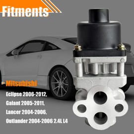 EGR Valve EGR1672 Replacement for Mitsubishi Eclipse 2006-2012, Fits for Galant 2005-2011, for Lancer Outlander 2004-2006 EGR Valve Exhaust Gas Recirculation Valves Replace OE# MR578913 EGV913 EGR4300